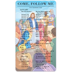 2023 Come, Follow Me Bookmark come follow me bookmark, 2023 come follow me, come follow me lds, lds bookmark, new testament bookmark