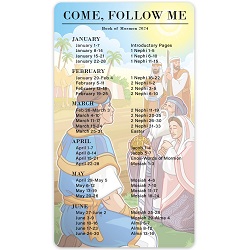 2024 Come, Follow Me Bookmark come follow me bookmark, 2024 come follow me, come follow me lds, lds bookmark, book of mormon bookmark