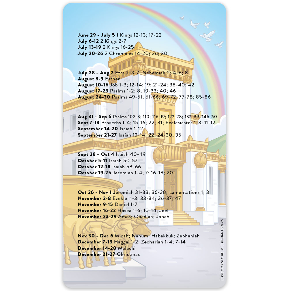 2026 Come, Follow Me Bookmark - LDP-BKMK-CFM26