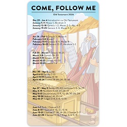 2026 Come, Follow Me Bookmark
