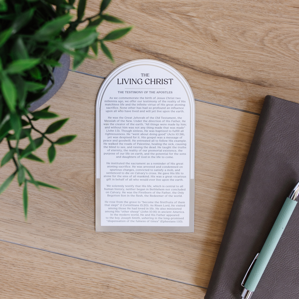 The Living Christ Bookmark - LDP-BKMK326