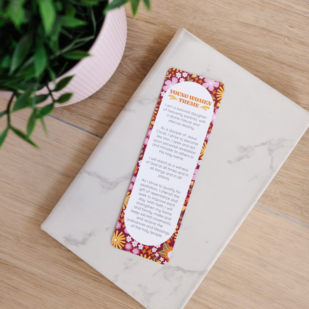 Young Women Theme Bookmark - LDP-BKMK339
