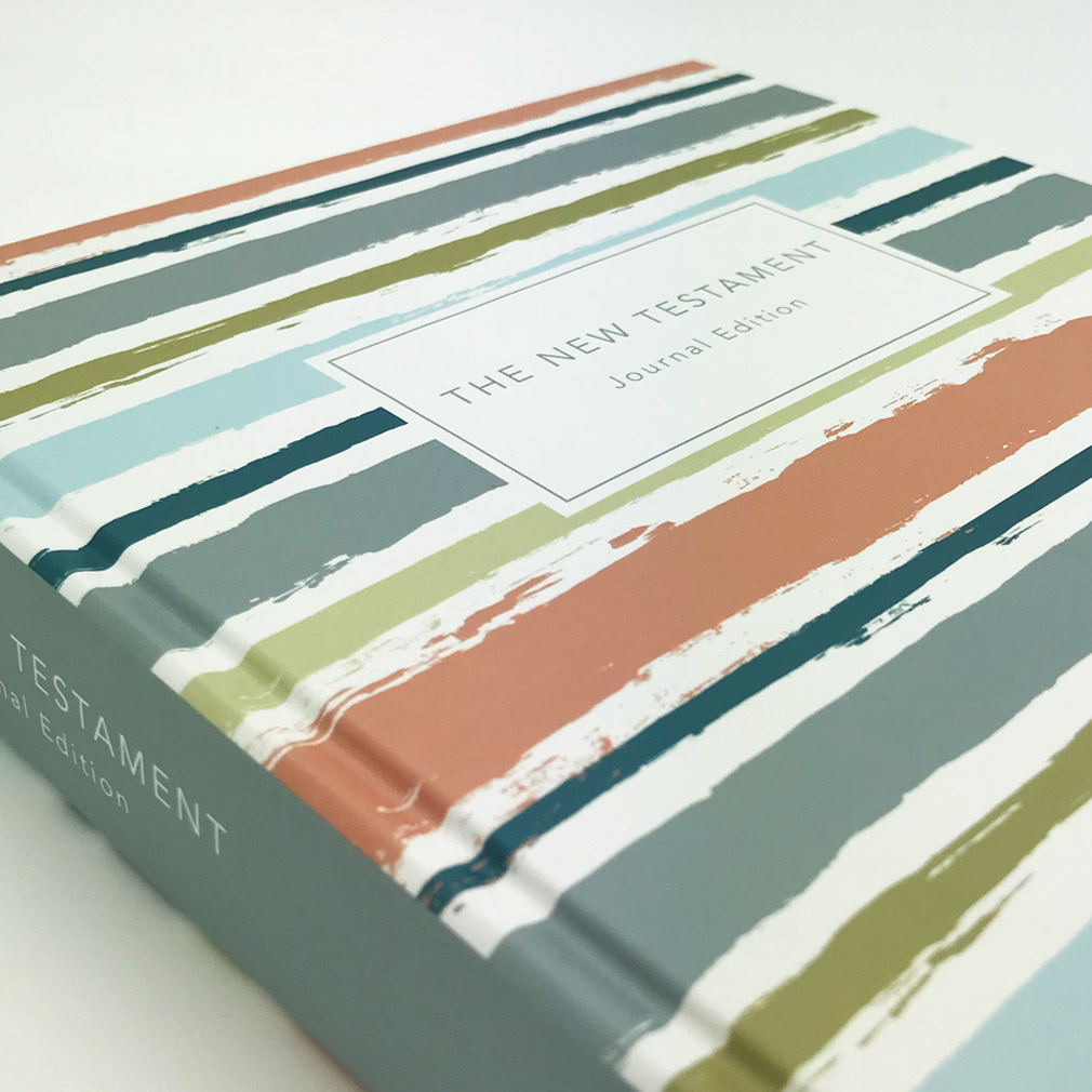 The New Testament Journal Edition - Stripes - DBD-5221714