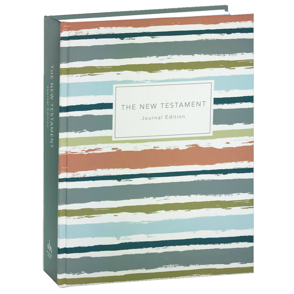 The New Testament Journal Edition - Stripes - DBD-5221714