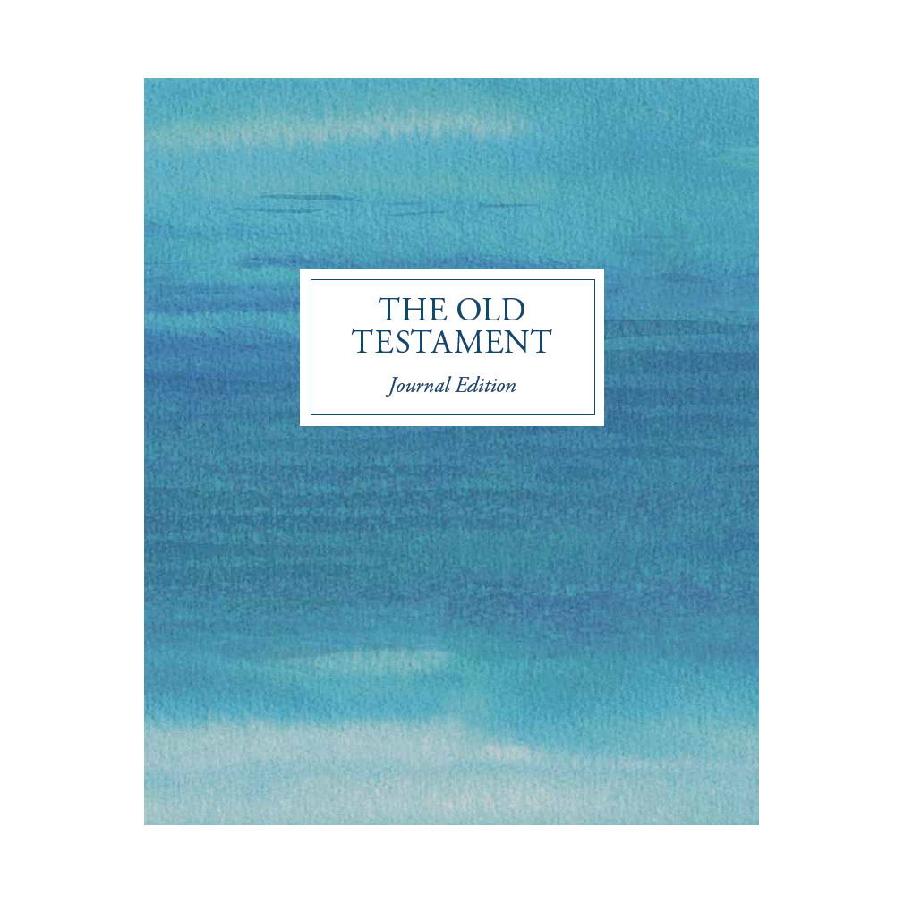 The Old Testament Journal Edition - Ocean Blue - DBD-5230622