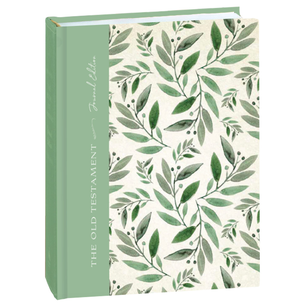 The Old Testament Journal Edition - Green Floral old testament journal edition, 
