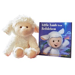 The Little Lamb from Bethlehem Book and Plush Lamb Gift Set
