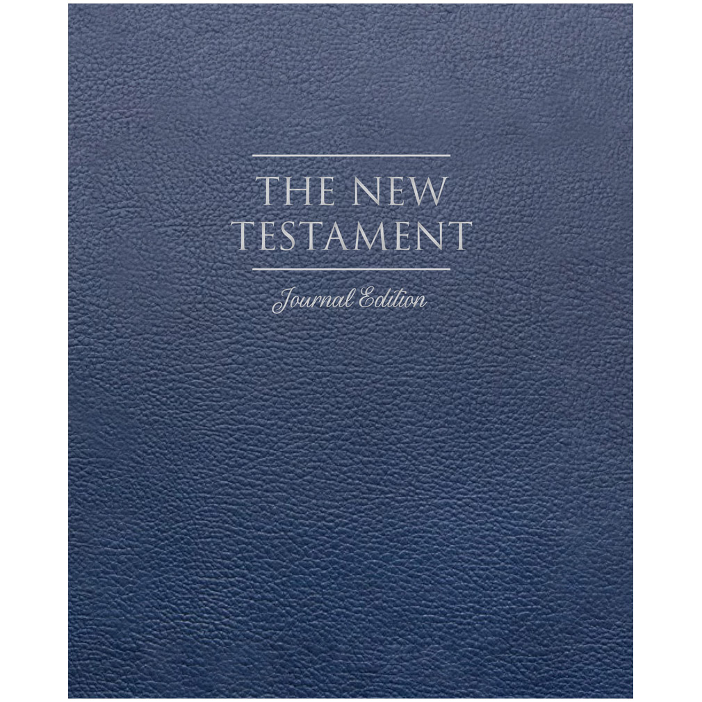 The New Testament Journal Edition - Faux Leather Blue - DBD-6001740