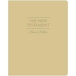 The New Testament Faux Leather Journal Edition - Large Print new testament journal edition