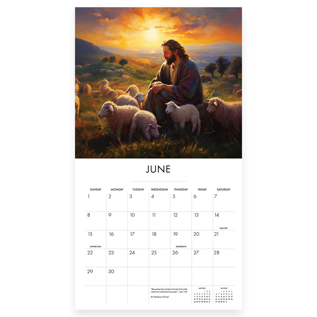 Abide With Me 2025 Calendar - LDP-CAL-AWM