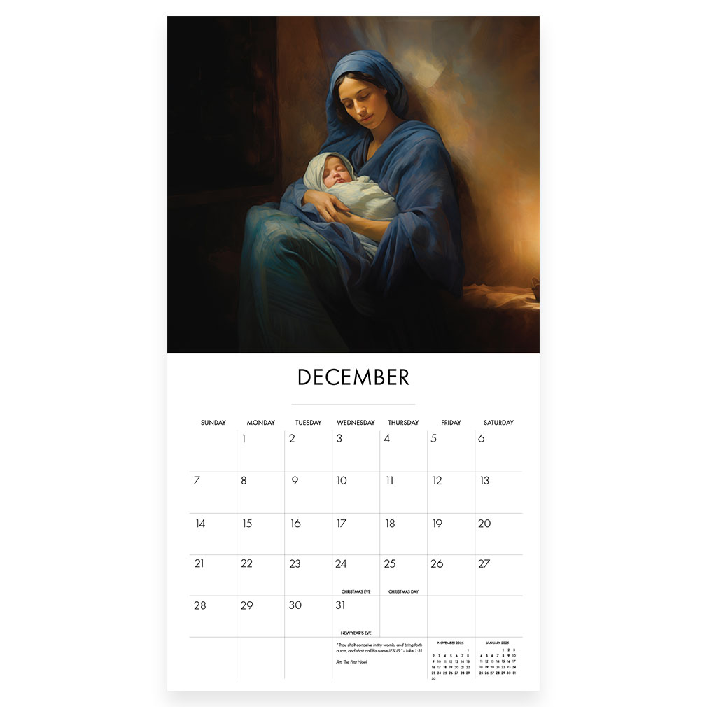 Abide With Me 2025 Calendar - LDP-CAL-AWM