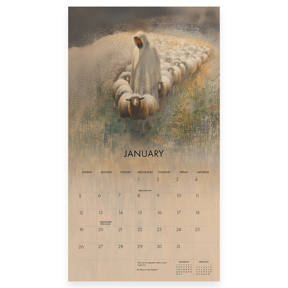 How Great Thou Art 2025 Calendar - LDP-CAL-HGTA