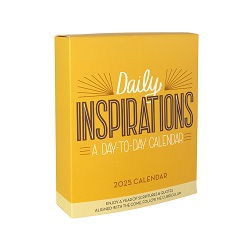 Daily Inspiration Desk Calendar 2025