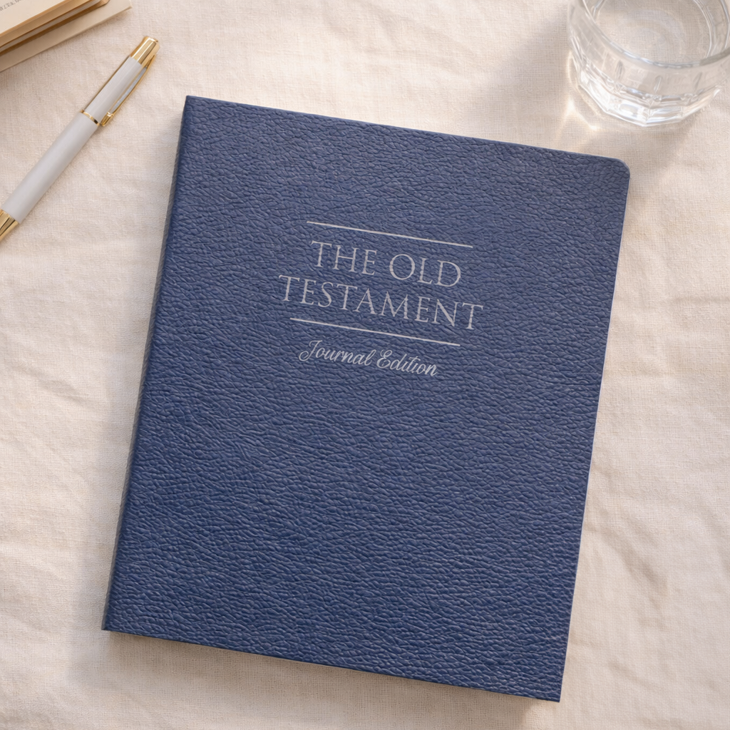 The Old Testament Journal Edition - Faux Leather Blue - DBD-5255080