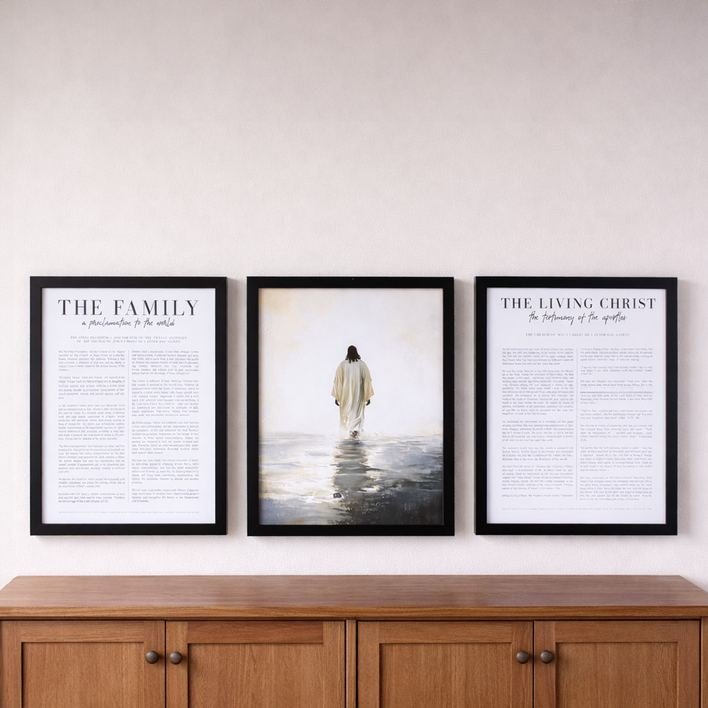 Divine Walk Proclamation Set - Framed/Unframed Wall Art - LDP-ART-PRO-SET-DW