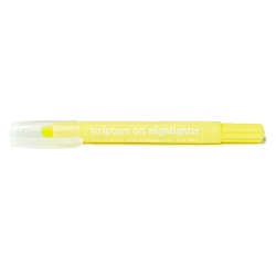 Yellow Scripture Gel Highlighter scripture pencil, scripture crayon, scripture highlighters, scripture markers, yellow highlighter