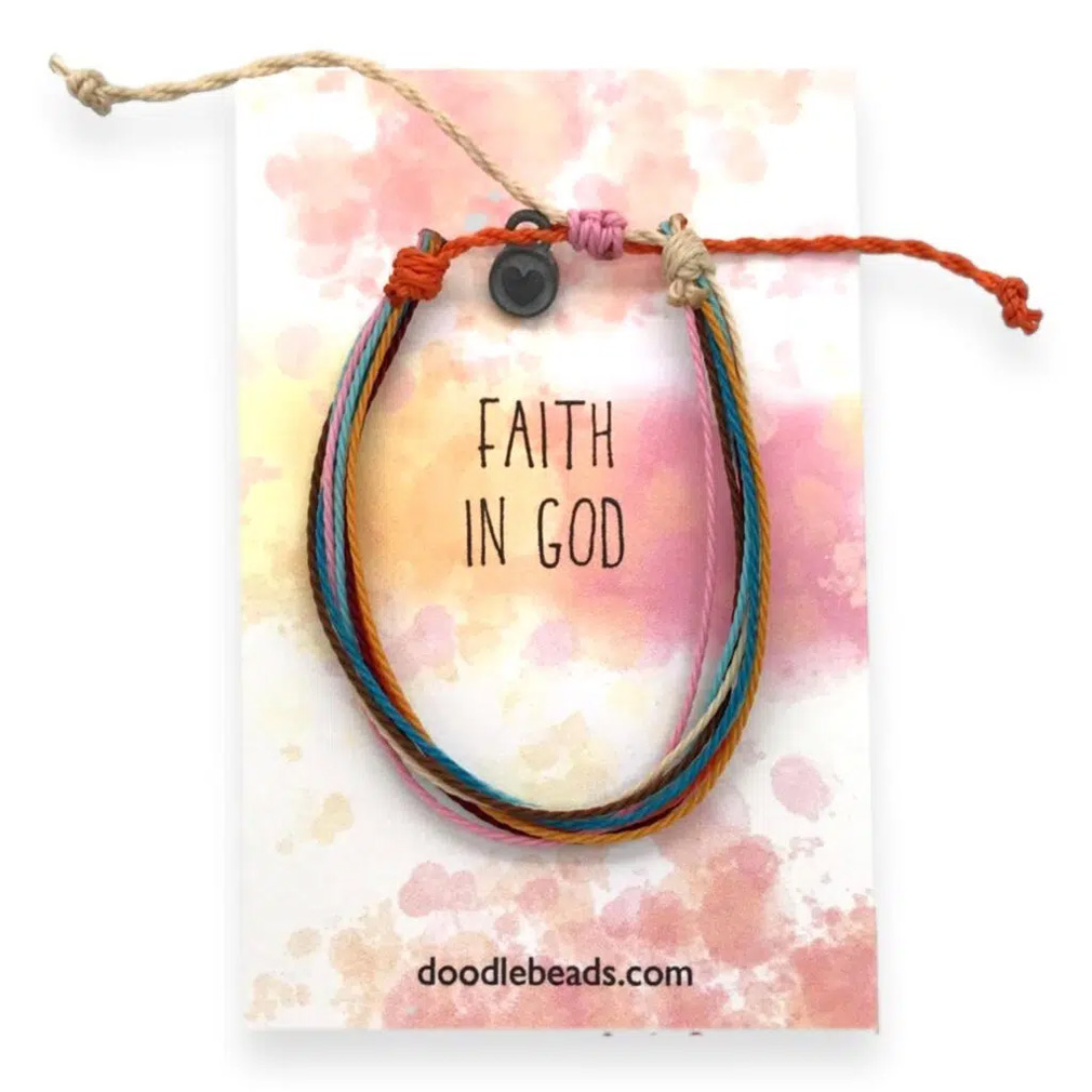 Faith In God Thread Bracelet - DBS-RO111