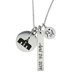 For Eternity Temple Charm Necklace