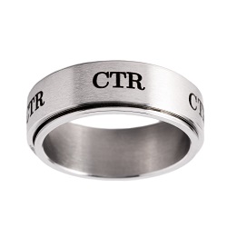 Modern CTR Spinner Ring CTR, ctr ring, ring, spinner ring, fidget ring, men's ctr ring