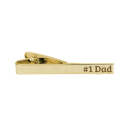 Father's Day Tie Clip - Gold