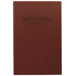 Basic Gospel Study Journal - Burgundy lds study journal, gospel study journal, personalized lds journal