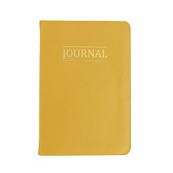 Hand-Bound Study Journal - Buttercup Yellow lds study journal, gospel study journal, personalized lds journal, yellow journal