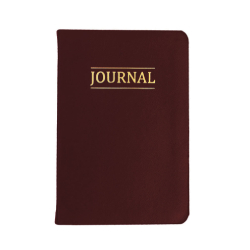 Hand-Bound Study Journal - Burgundy lds study journal, gospel study journal, personalized lds journal, red journal