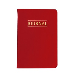 Hand-Bound Study Journal - Marigold Orange lds study journal, gospel study journal, personalized lds journal, orange journal
