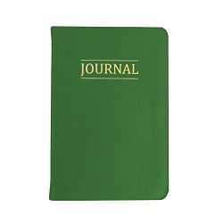 Hand-Bound Study Journal - Emerald Green lds study journal, gospel study journal, personalized lds journal, green journal