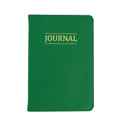 Hand-Bound Study Journal - Kelly Green lds study journal, gospel study journal, personalized lds journal, green journal