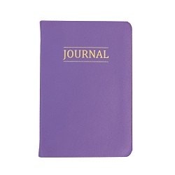 Hand-Bound Study Journal - Lilac lds study journal, gospel study journal, personalized lds journal, purple journal