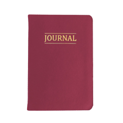 Hand-Bound Study Journal - Red Plum lds study journal, gospel study journal, personalized lds journal, red journal
