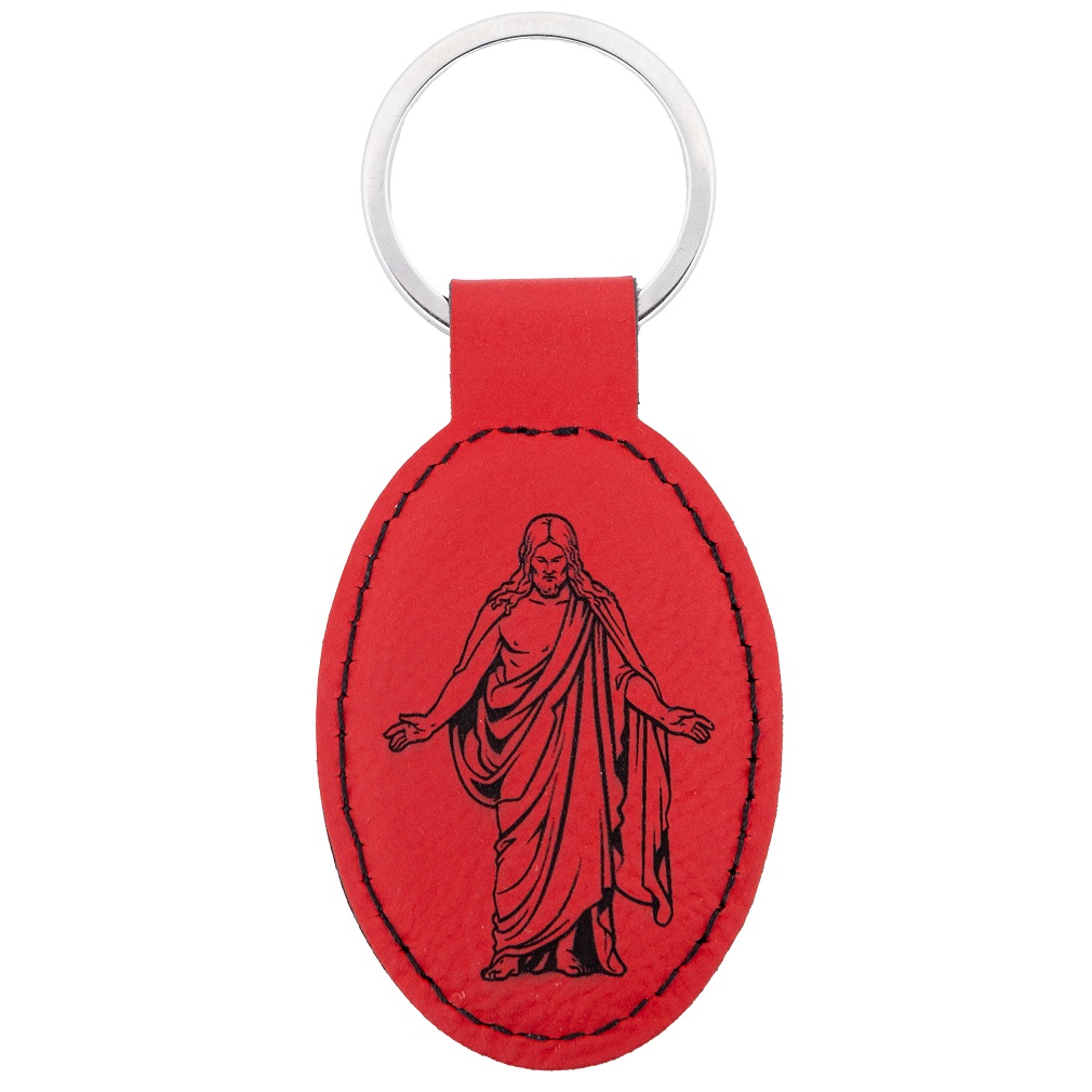 Christus Leatherette Keychain - LDP-LKC-CHR