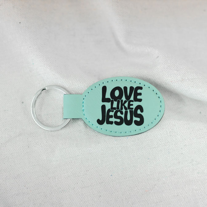 Love Like Jesus Leatherette Keychain - LDP-LKC-LLJ