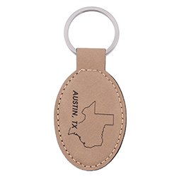 Mission Leatherette Keychain