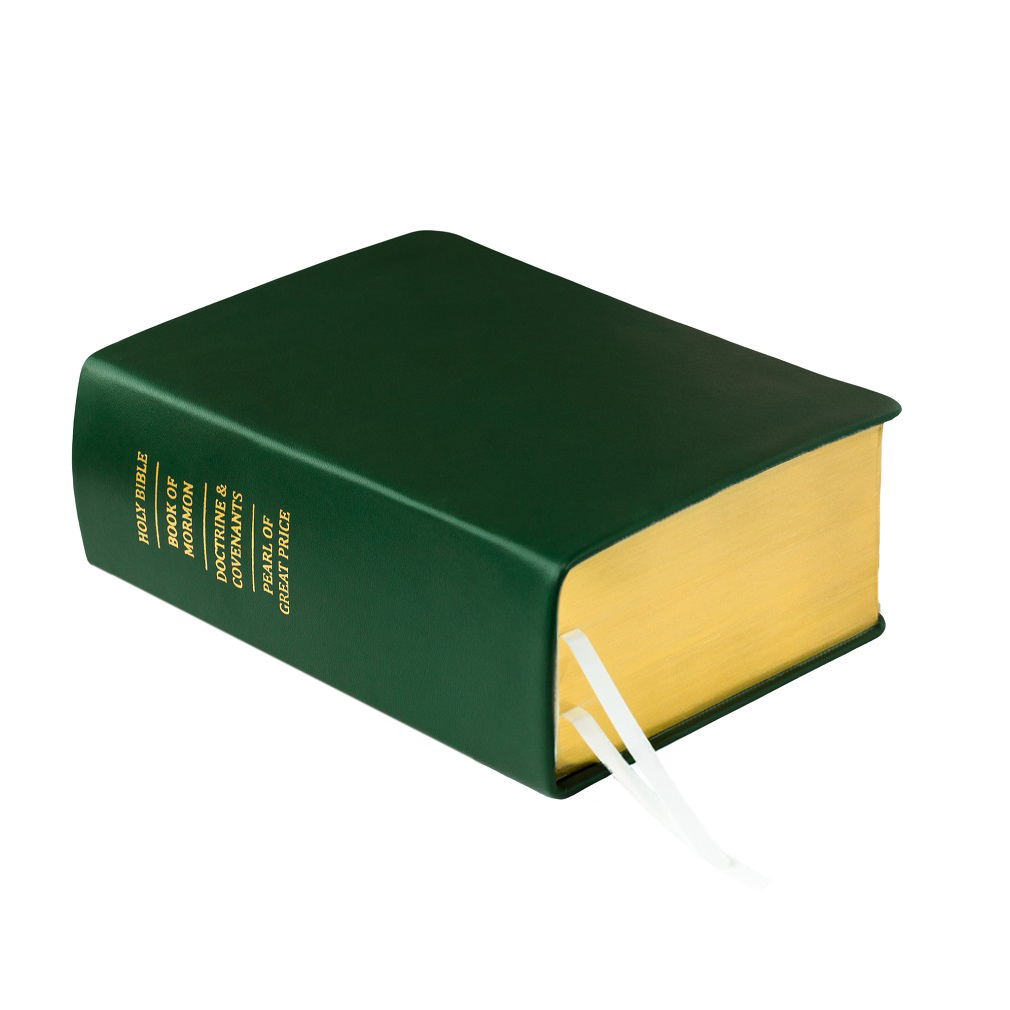 Pre-Made Hand-Bound Genuine Leather Quad - Emerald Green - LDP-HB-RQ-EGN-PM