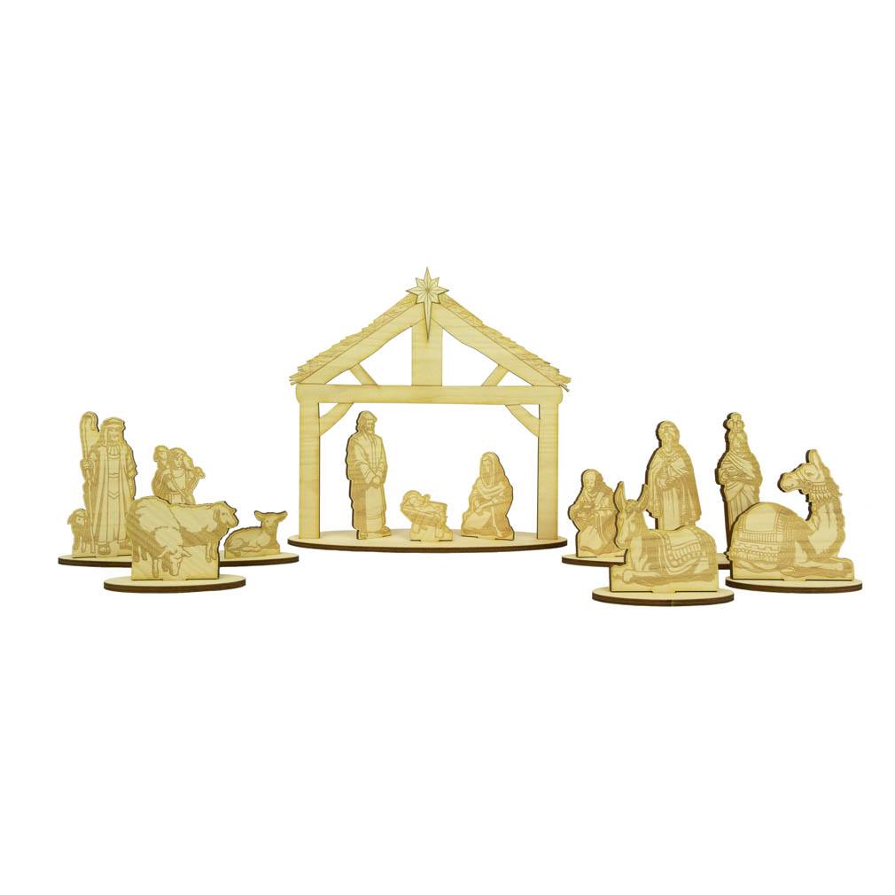 Wood Nativity Set - LDP-NAT-SET