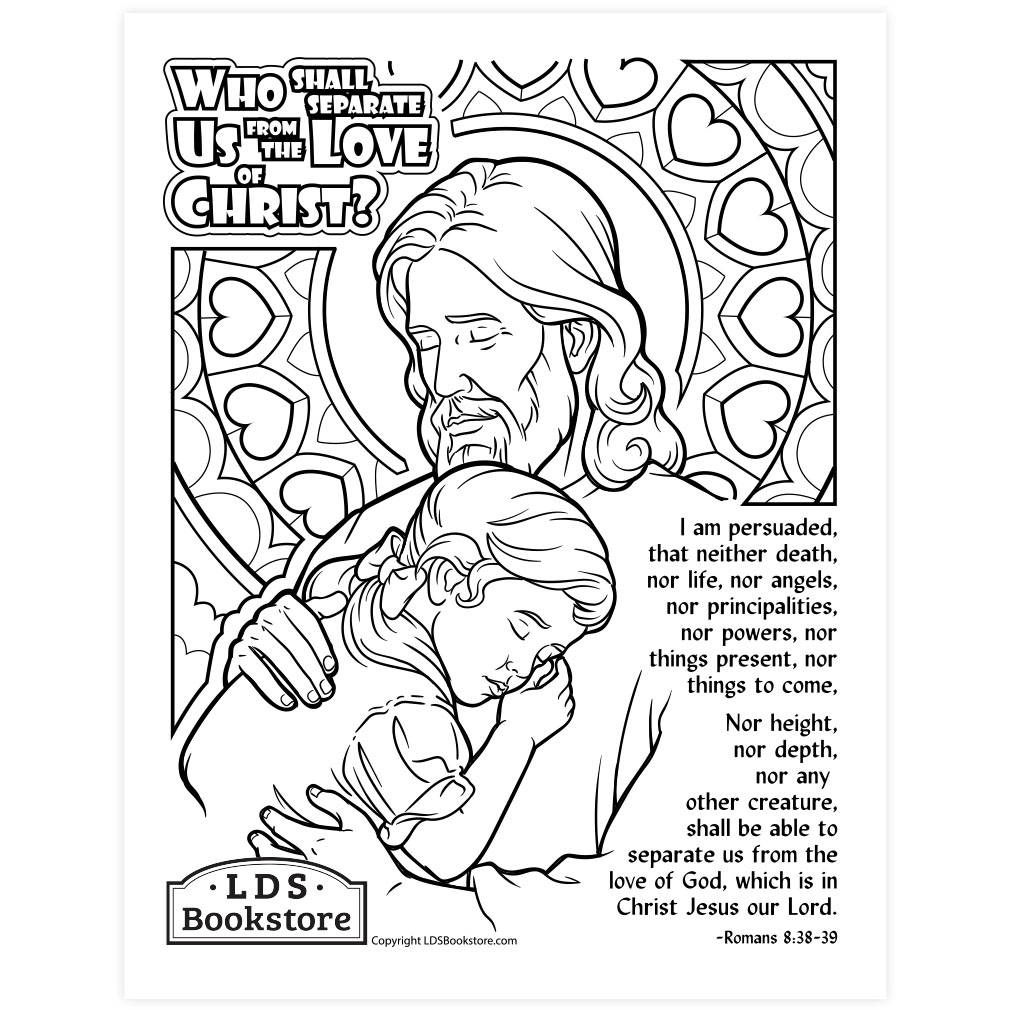 jesus love coloring page