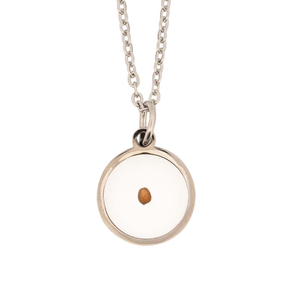Circle Mustard Seed Necklace