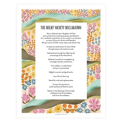 Relief Society Declaration Poster - Meadow