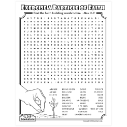 Particle of Faith Activity Page - Printable alma activity page, come follow me coloring page, come follow me activity, book of mormon coloring page, come follow me activity page, book of mormon activity page