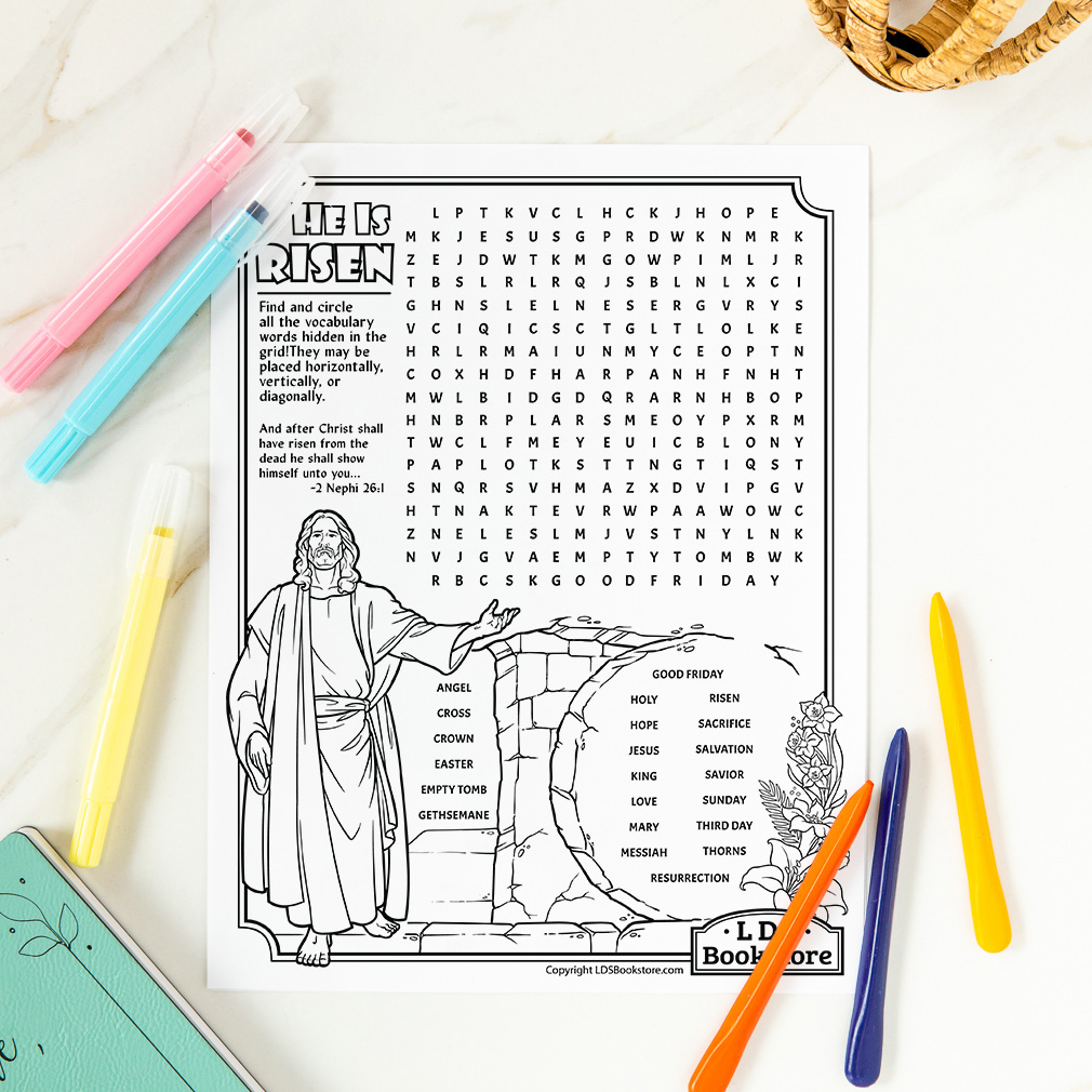 Easter Crosswords Activity Page - Printable - LDPD-PBL-ACT-EAST24