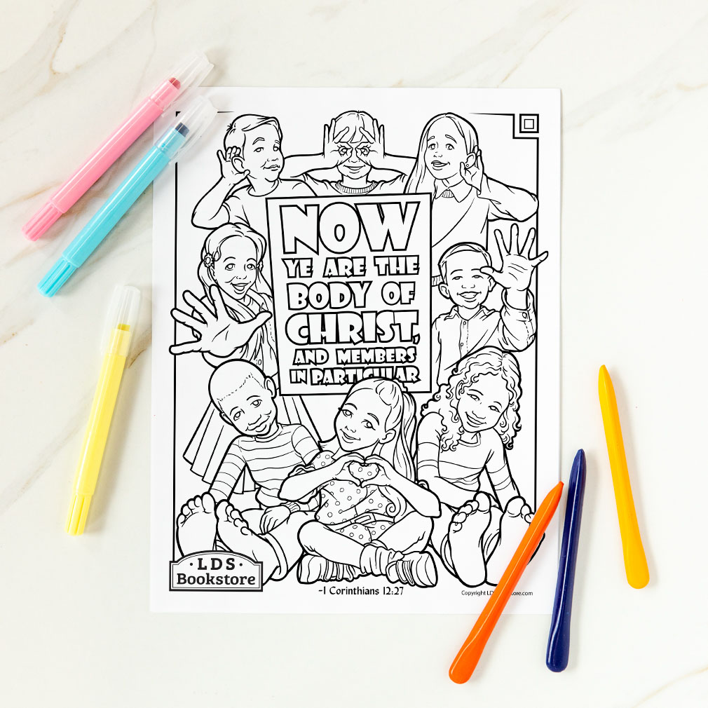 The Body of Christ Coloring Page - Printable - LDPD-PBL-COLOR-1COR12