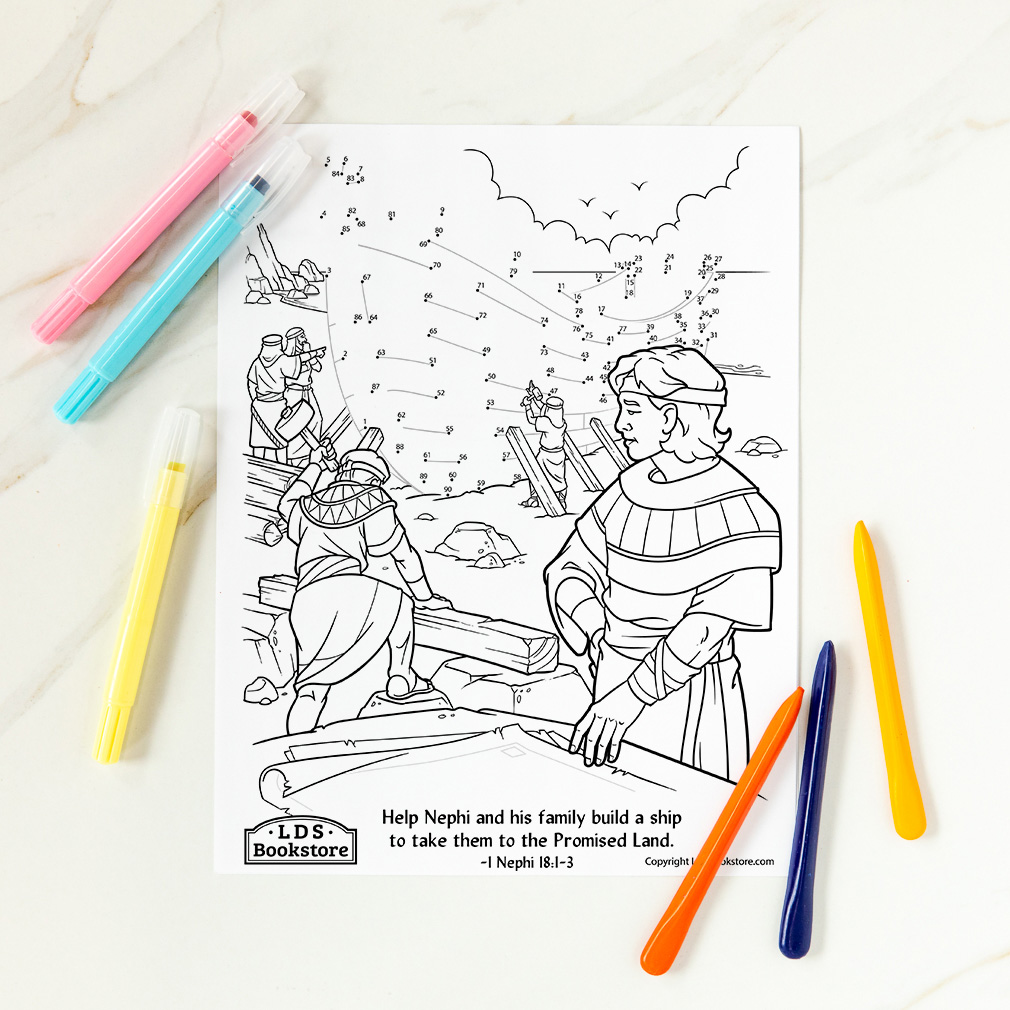 Building a Ship Coloring Page - Printable - LDPD-PBL-COLOR-1NE18