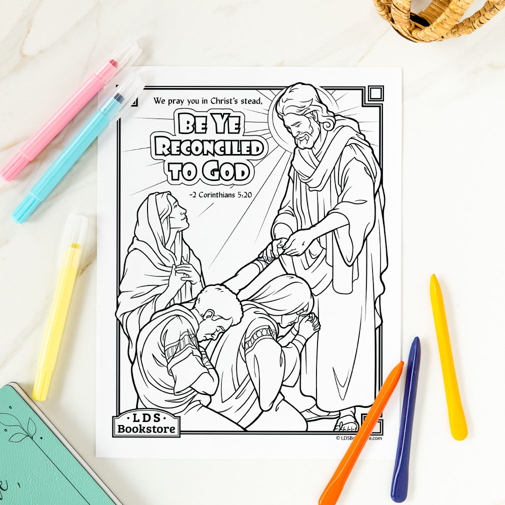 Be Ye Reconciled to God Coloring Page - Printable - LDPD-PBL-COLOR-2COR5