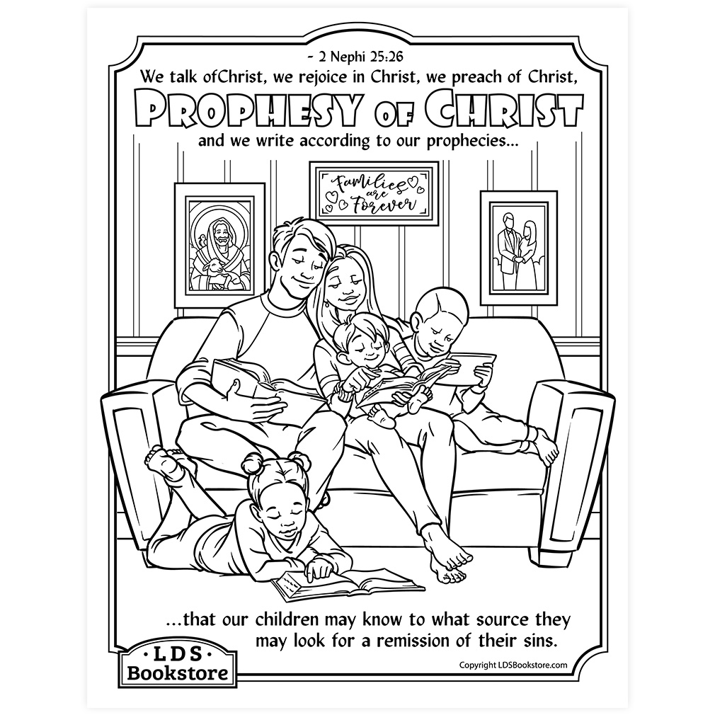 We Talk of Christ Coloring Page - Printable - LDPD-PBL-COLOR-2NEPHI25