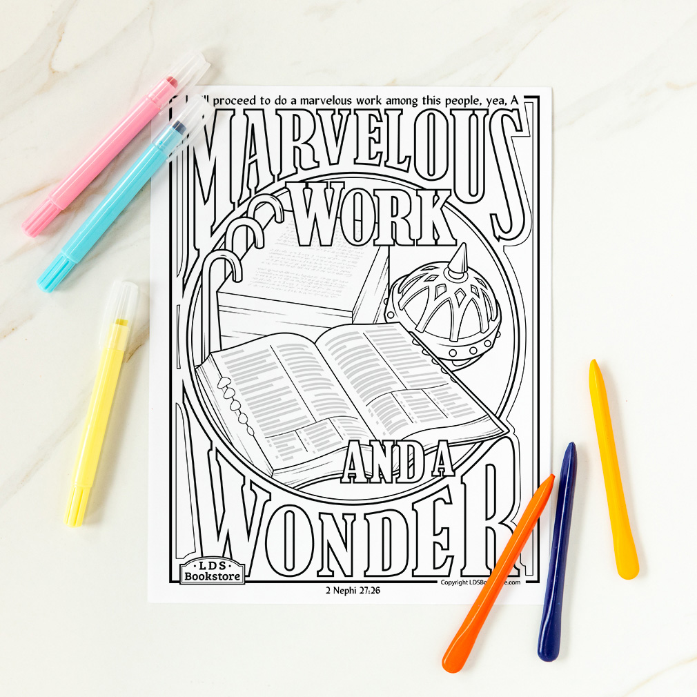 A Marvelous Work And A Wonder - Printable - LDPD-PBL-COLOR-2NE2726