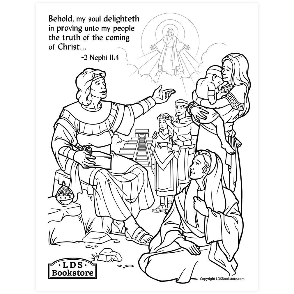 My Soul Delighteth Coloring Page - Printable - LDPD-PBL-COLOR-2NEPHI114