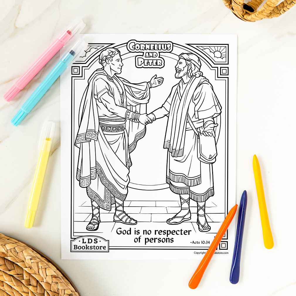 God is No Respecter of Persons Coloring Page - Printable - LDPD-PBL-COLOR-ACTS10