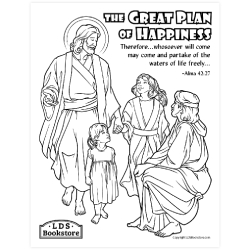 Come And Partake Coloring Page - Printable alma coloring page, come follow me coloring page, come follow me activity, book of mormon coloring page